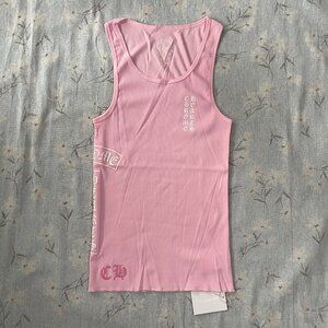 Chrome Hearts Tank Tops Pink